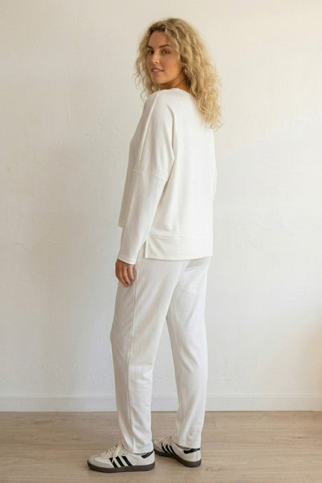 High Low Hem Sweatshirt Set