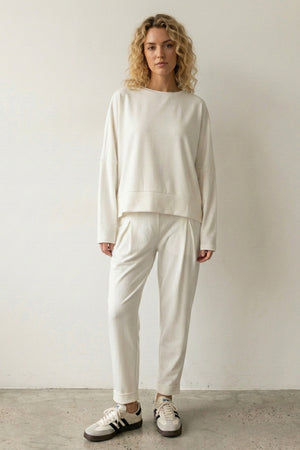 High Low Hem Sweatshirt Set
