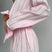 Arolora jacquard-cotton-long-sleeve-shirt-slit-shorts-set