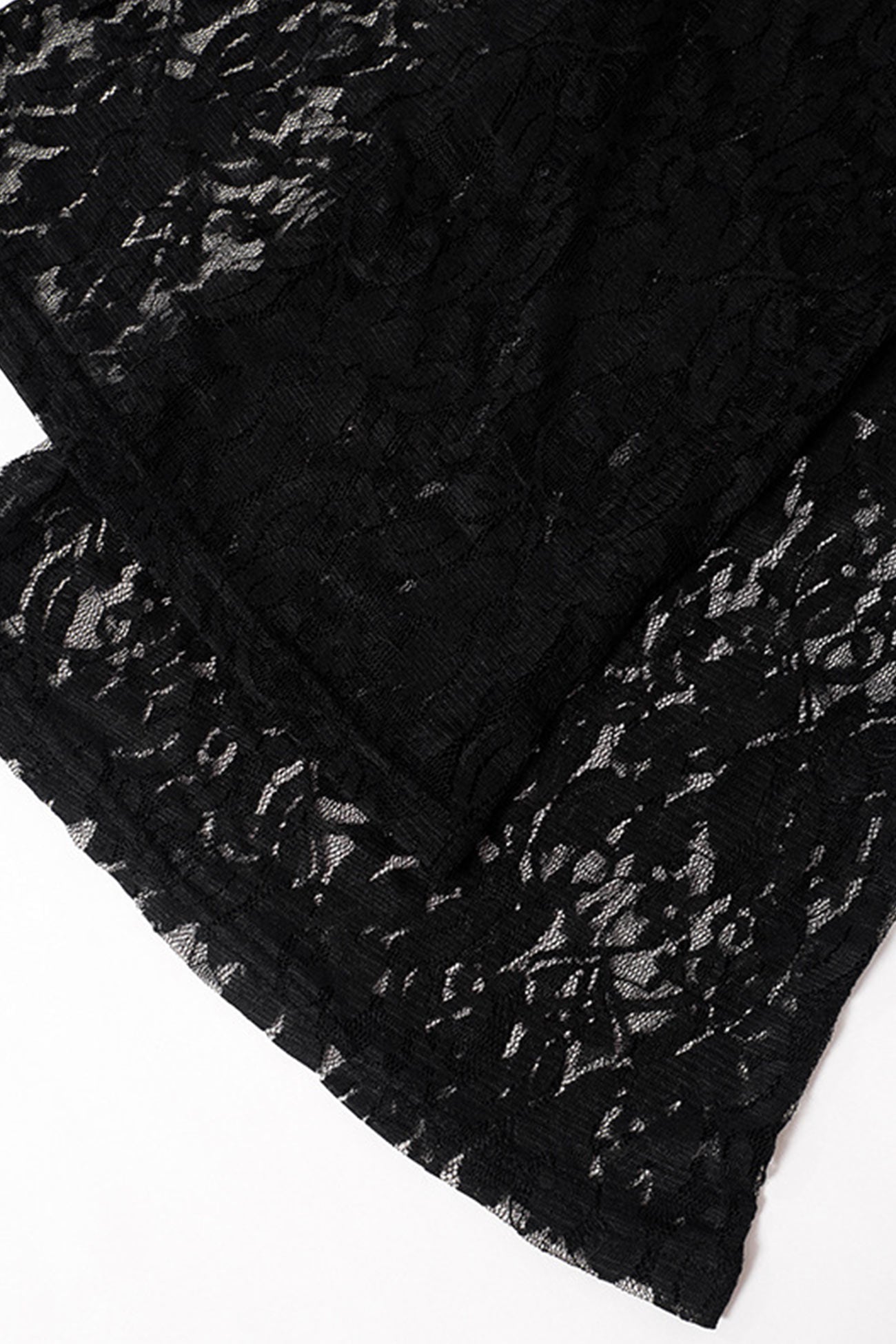 Adorable Embrace Black Lace Long Sleeve Bodysuit