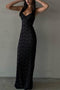 Arolora lace-low-cut-pack-hip-cami-dress