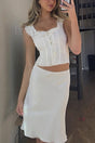 Arolora lace-neck-tank-top-fishtail-skirt-suits
