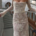 Arolora lace-tie-up-cami-dress-cover-up-two-piece-set