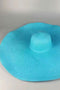 Large Brim Foldable Straw Hat