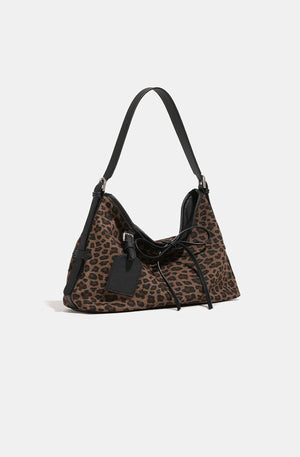 Leopard Print Boho Shoulder Bag