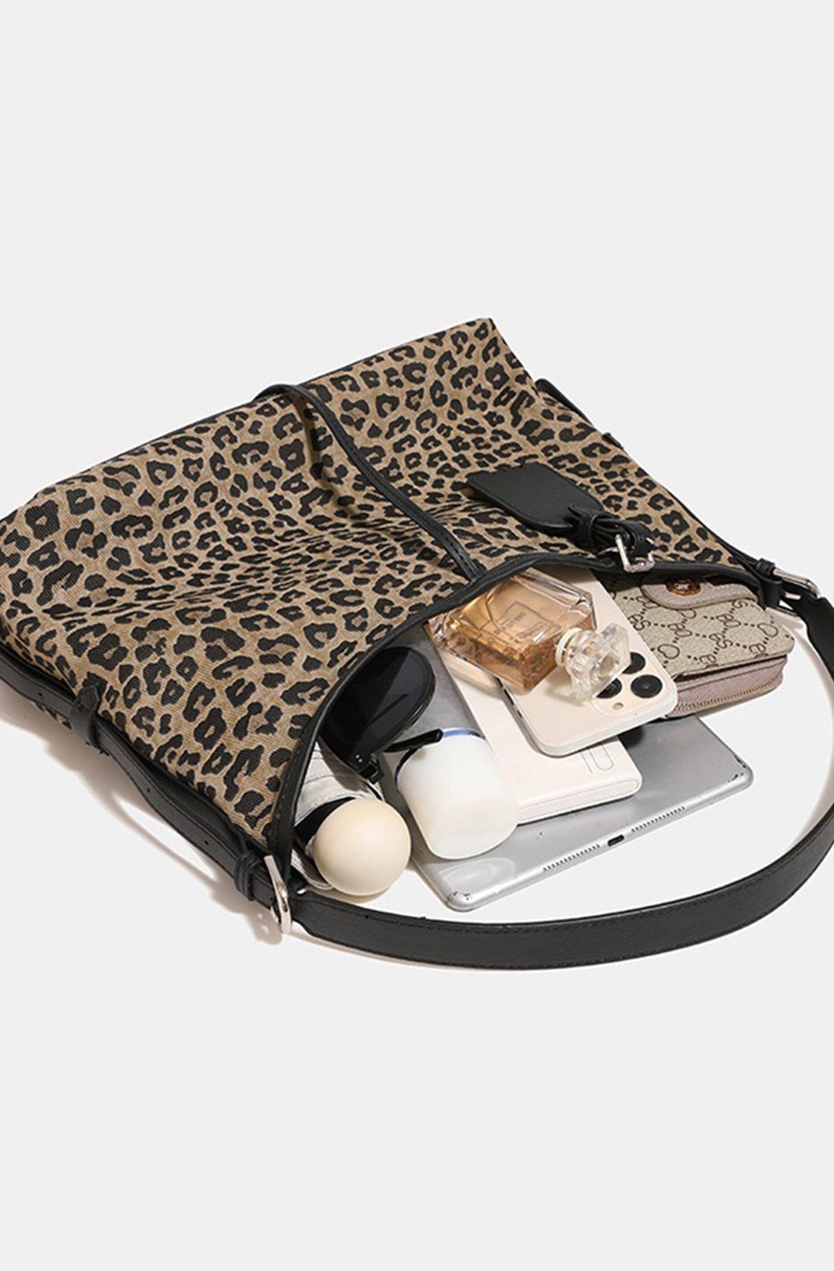 Leopard Print Boho Shoulder Bag
