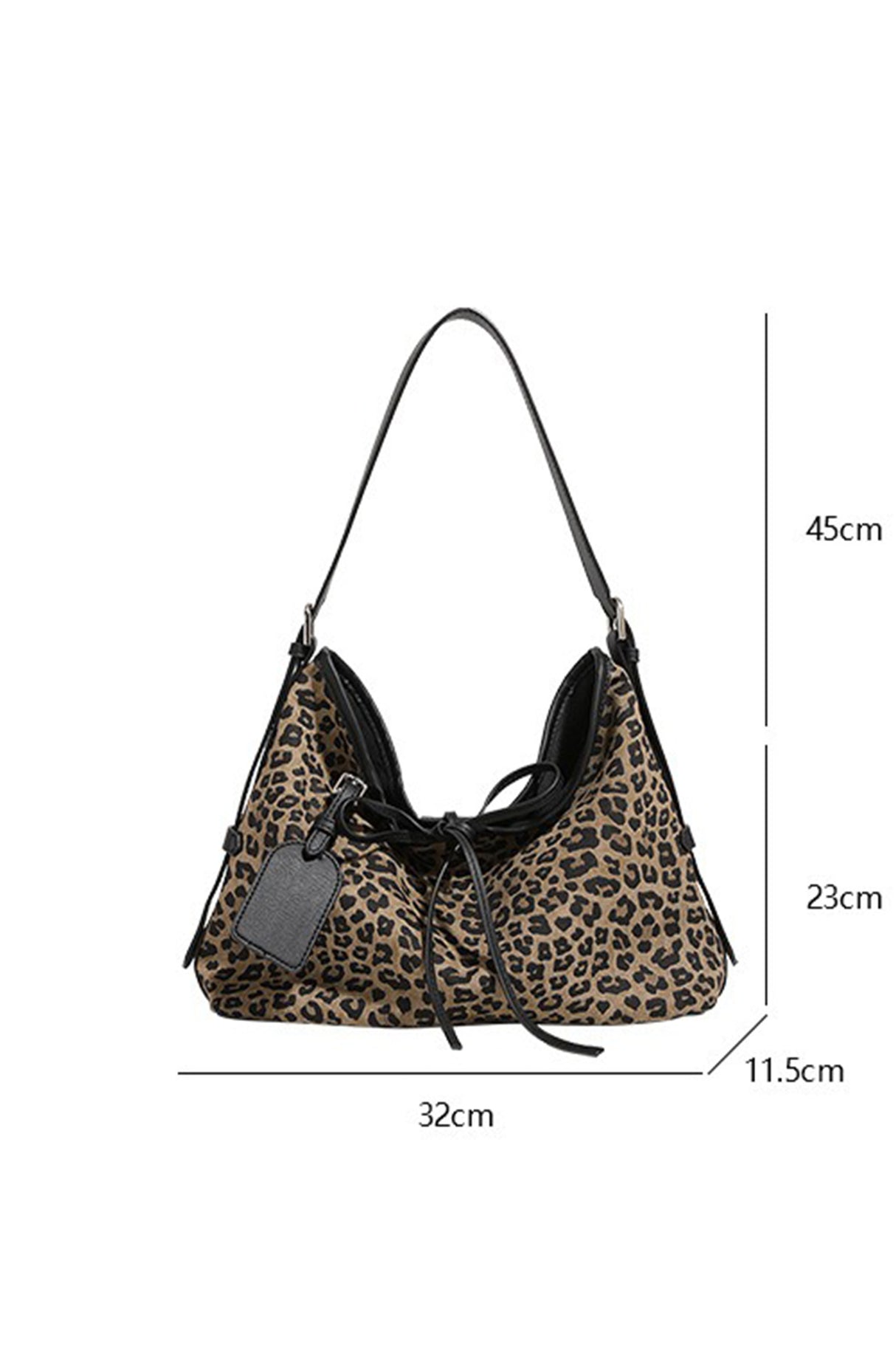 Leopard Print Boho Shoulder Bag