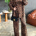 Arolora leopard-print-long-sleeve-blouse-set