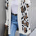 Arolora leopard-print-open-front-cardigan