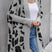 Arolora leopard-print-open-front-cardigan
