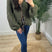 Arolora Leopard Tie-up Knit Cardigan