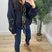 Arolora Leopard Tie-up Knit Cardigan