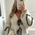Arolora Leopard Tie-up Knit Cardigan