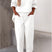 Arolora Long Sleeve Pullover Harem Pants Set