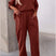 Arolora Long Sleeve Pullover Harem Pants Set