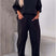 Arolora Long Sleeve Pullover Harem Pants Set