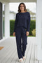 Long Sleeve Pullover Harem Pants Set