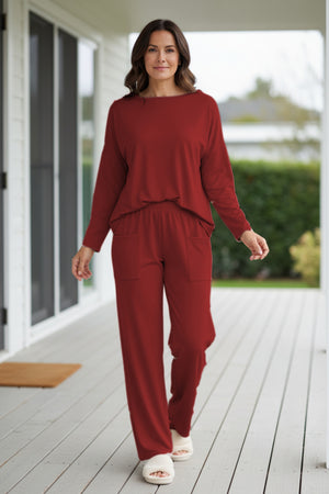 Long Sleeve Pullover Harem Pants Set