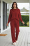 Long Sleeve Pullover Harem Pants Set