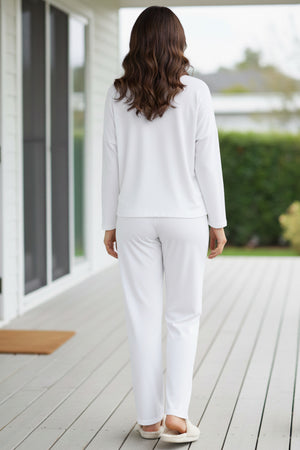 Long Sleeve Pullover Harem Pants Set