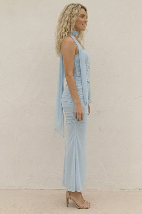 Mesh Corset Vest Pack Hip Skirt Set