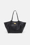 Minimalist Bat-shaped Leather Tote Bag