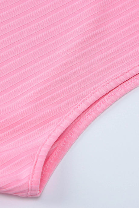 Arolora Mock Neck Cowl Back Knit Patchwork Ballon Dress