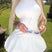 Arolora Mock Neck Cowl Back Knit Patchwork Ballon Dress
