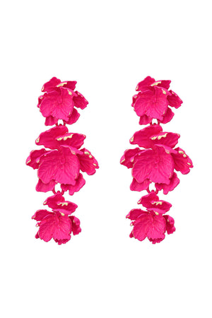 Multi-layer Flower Stud Earrings