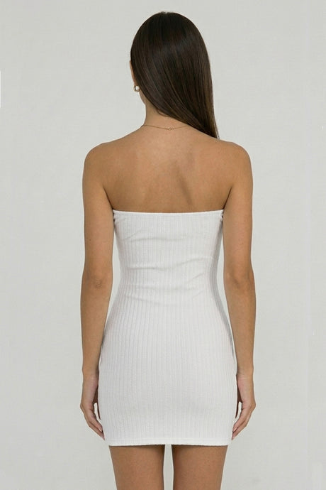 Off-Shoulder Strapless Bodycon Dress