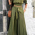 Arolora off-shoulder-crop-top-tie-up-pants-suits