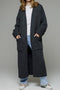 Open Front Pocketed Long Cardigan