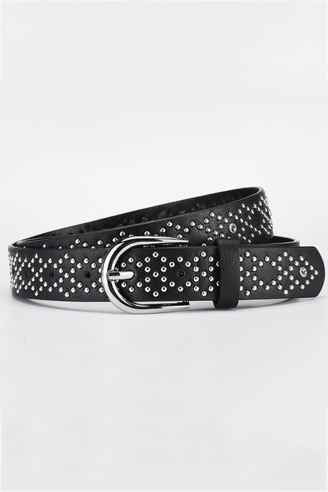 PU Leather Rivet Belt