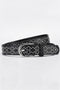 PU Leather Rivet Belt