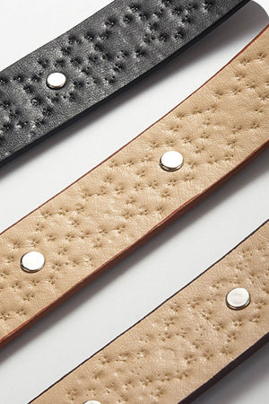 PU Leather Rivet Belt