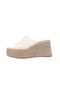 Arolora PVC Espadrille Wedge Thick Sandals