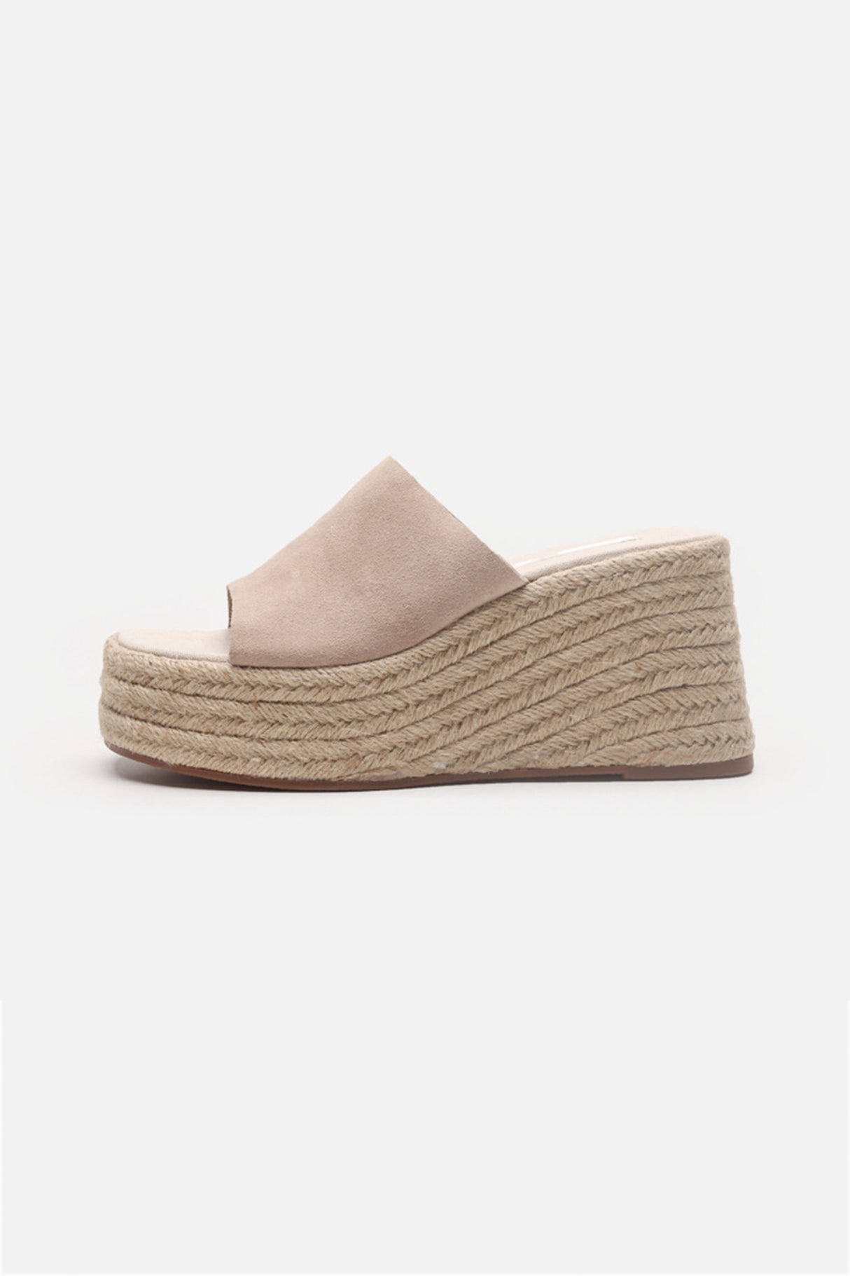 Arolora PVC Espadrille Wedge Thick Sandals