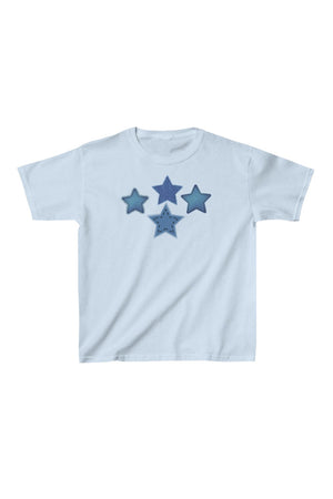 Arolora pentagram-print-cotton-t-shirt