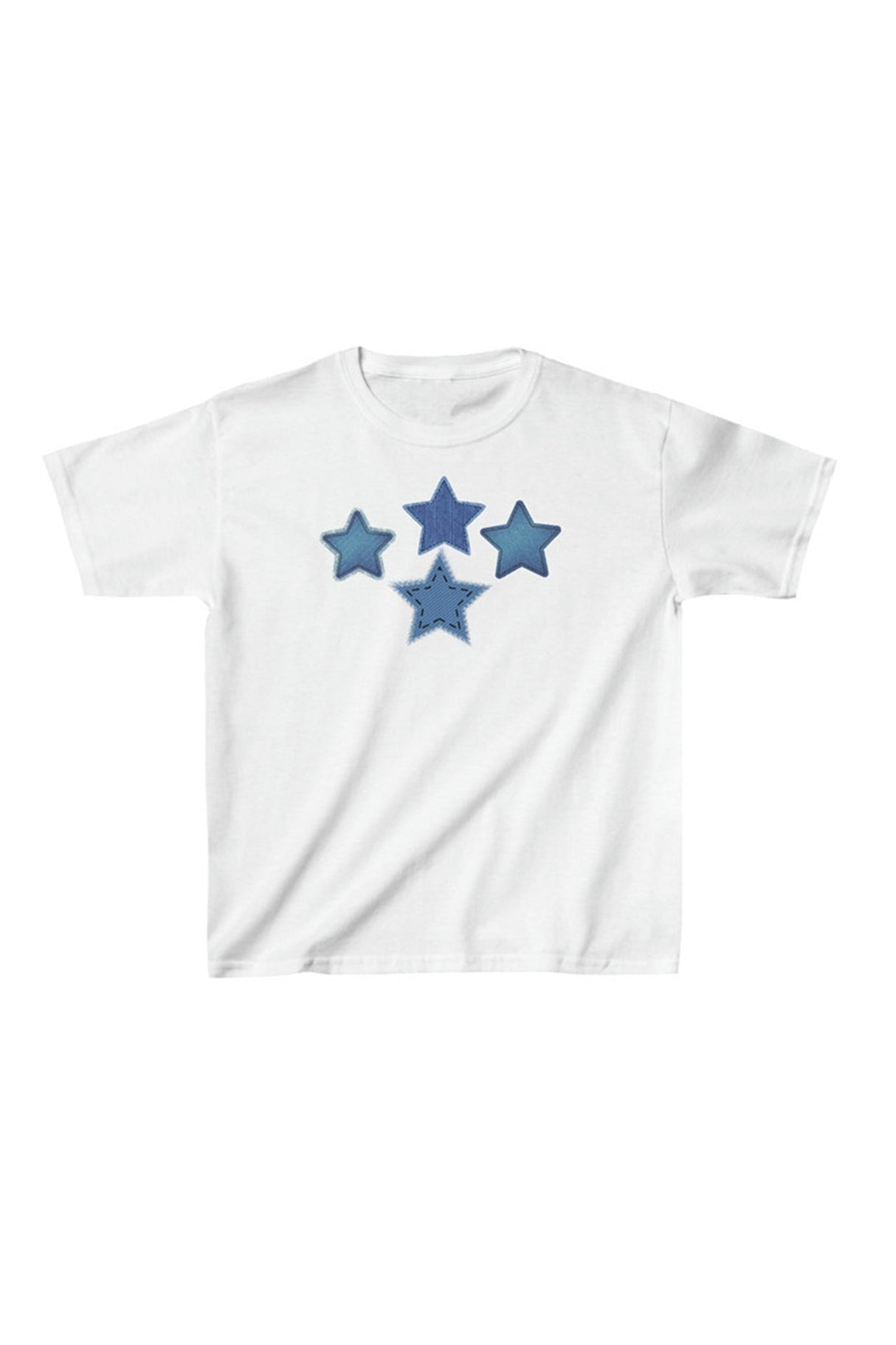 Arolora pentagram-print-cotton-t-shirt