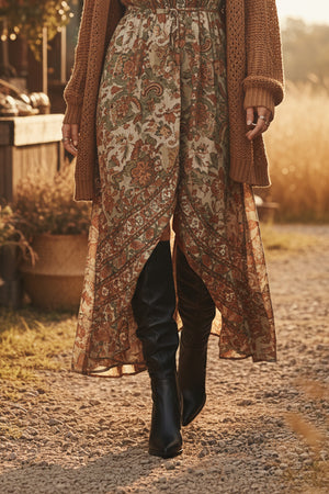 Pointed-Toe Stiletto Slouch Knee-High Boots