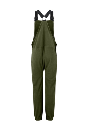 Arolora polar-fleece-sleeveless-baggy-overalls