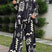 Arolora printed-bat-sleeve-loose-shirt-suits