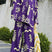 Arolora printed-bat-sleeve-loose-shirt-suits