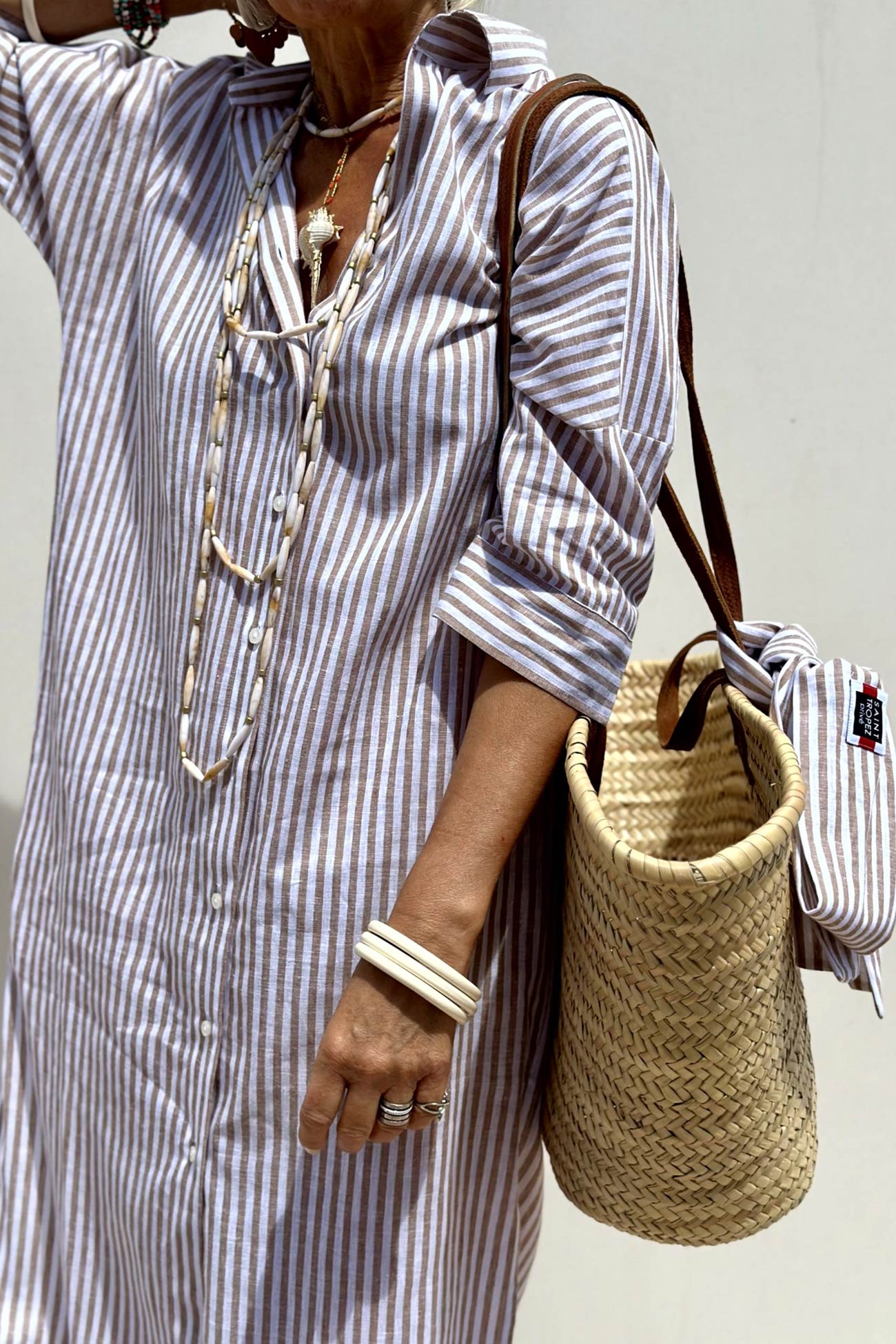 Arolora printed-half-sleeve-shirt-dress