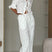 Arolora Printed Ruffle Tie-up Shirt Cotton Suits