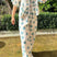 Arolora printed-lace-up-tops-wide-leg-pants-set