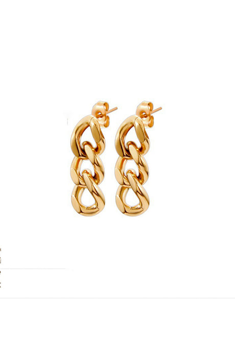 Punk Cuban Chain Earrings