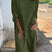Arolora  Raw Edge Long Tops Two-piece Pants Set