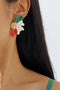 Retro Alloy Flower Stud Earrings