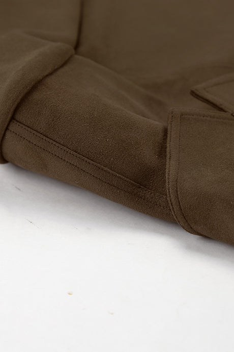 Retro Brown Suede Blazer